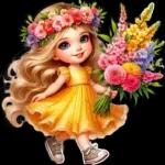 pretty flower girls🌹