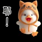 湯圓鴨5：貓貓頭套