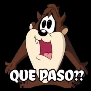 QUE PASO?? - getsticker.com