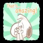 Fluffy Snoopy's Caring Stickers