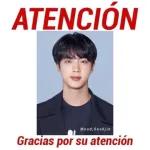 ATENCION Mood; Seokjin Gracias por su atención
