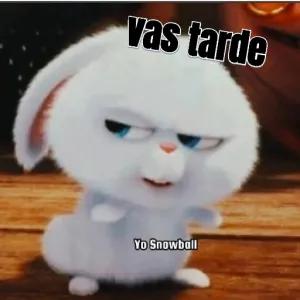 Vas tarde Yo Snowball - getsticker.com