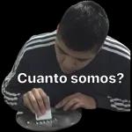 tá cheirando cocaína e