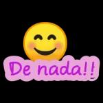 De nada