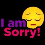 I am Sorry!