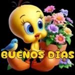 Cute little yellow duck sticker