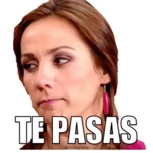 TE PASAS @YoSoy Teba - getsticker.com