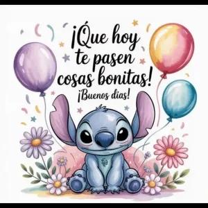 ¡Que hoy te pasen cosas bonitas! ¡Buenos dias! - getsticker.com