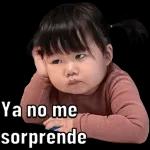 Ya no me sorprende