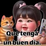 niña pegatinas