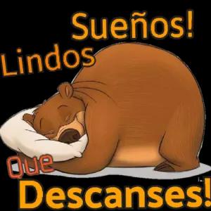 Sueños! Lindos Que Descanses!  - getsticker.com