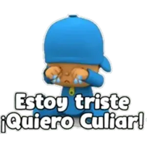 Estoy triste ¡Quiero Culiar! - getsticker.com