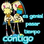 B es genial BES pasar tiempo contigo