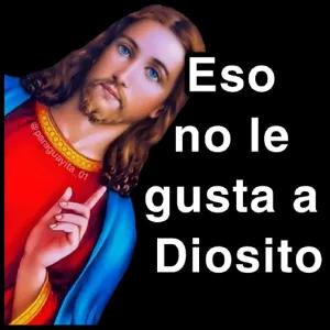 Eso no le gusta a Diosito - getsticker.com