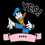 Donald Duck fill in the stickers as you like