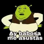 Ay babosa
me asustas