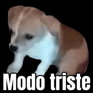Modo triste - getsticker.com