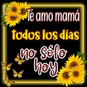 miyi Te amo mamá Todos los días no sólo hoy - getsticker.com