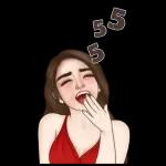 มารีน เซ็กซี่ เมีย บิ๊กสติ๊กเกอร์มีเสียง