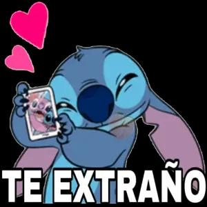 TE EXTRAÑO - getsticker.com