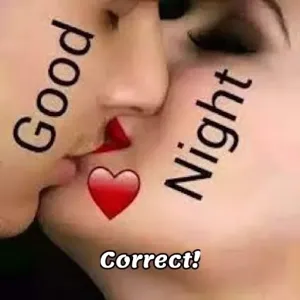 Correct! Good Night - getsticker.com