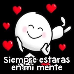 Siempre estaras en mi mente - getsticker.com
