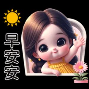 早安 - getsticker.com