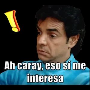 1 Ah caray, eso síme interesa  - getsticker.com