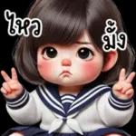 cute kindergarten girl v.3