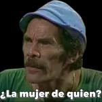 ¿La mujer de quien?