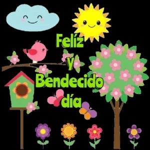 Feliz y Bendecido día - getsticker.com