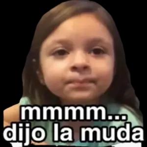 mmmm... dijo la muda - getsticker.com