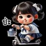 cute kindergarten girl v.3