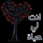 انت لي حياة 你给我生命。