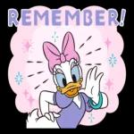 Donald Duck & Daisy Couple Stickers