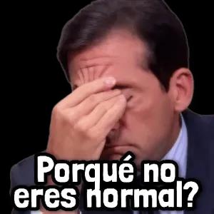 Porqué no eres normal? - getsticker.com