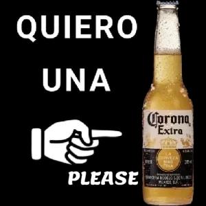 QUIERO UNA Corona Extra BEER LA CERVEZA MAS FINA 4554 355ml PLEASEERLIKE TERMECERIA MODELO, S. DERUDEC MEXICO, D.F. - getsticker.com