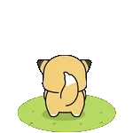 小狐狸與鴨子 春天全螢幕貼圖