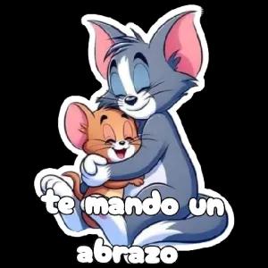 te mando un abrazo - getsticker.com