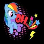 Animated MY LITTLE PONY stickers