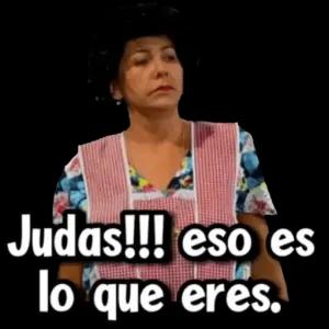Judas!!! eso es lo que eres. - getsticker.com