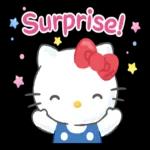 Hello Kitty Pop-Up Greeting Stickers