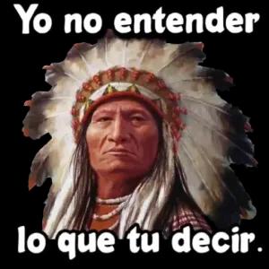 Yo no entender lo que tu decir - getsticker.com