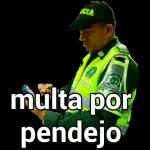 multa por pendejo