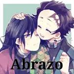 Abrazo tomioka y tanjiro
