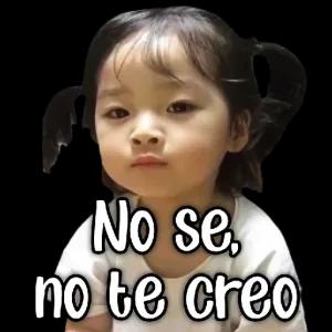 No se no te creo - getsticker.com
