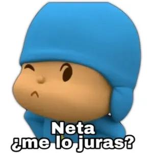Neta ¿me lo juras? - getsticker.com