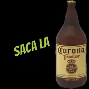 SACA LA CAGUAMA Corona Tamiliar LA CERVEZA MAS FINA - getsticker.com