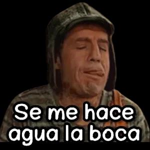 Se me hace agua la boca - getsticker.com