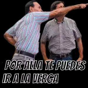 POR ALLA TE PUEDES IR A LA VERGA - getsticker.com